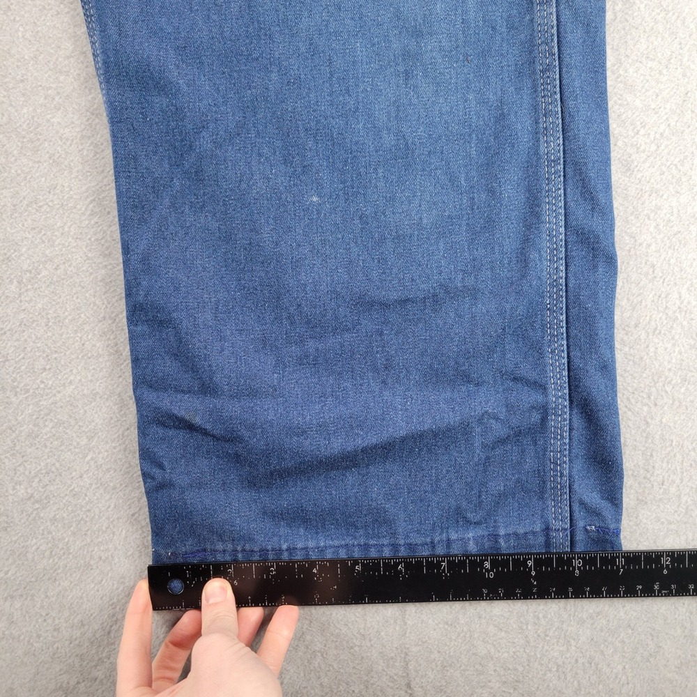 Big Mac VTG‎ Mens Denim Bib Overalls Blue Made in USA W42 L30 Carpenter Utility - Picture 11 of 16